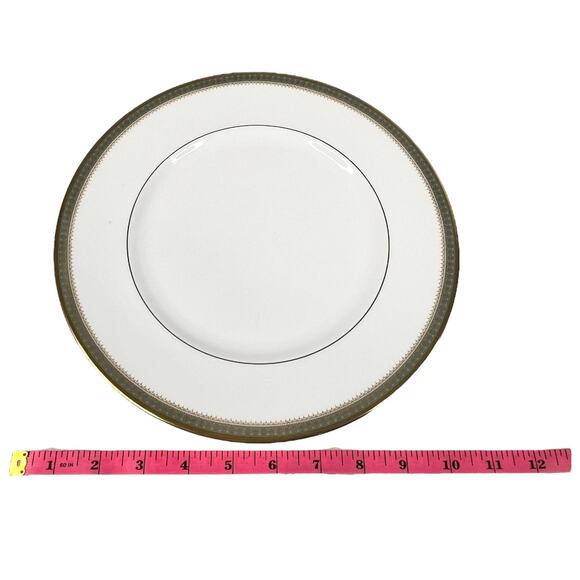 5pc PLACE SETTING Royal Doulton Clarendon China 3 Plates Cup & Saucer Dinnerware - Picture 10 of 15